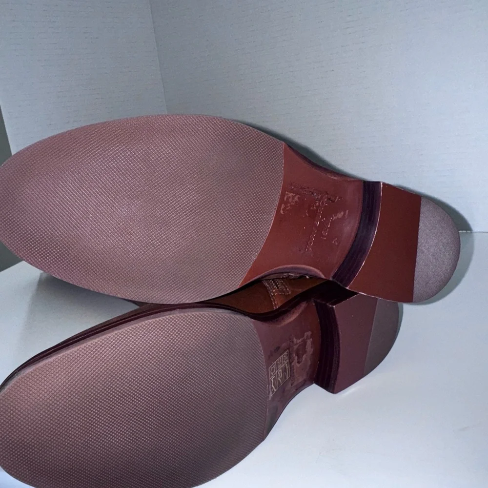 Tory Burch Everly Strap Sierra Brown Tall Riding Boots 5.5